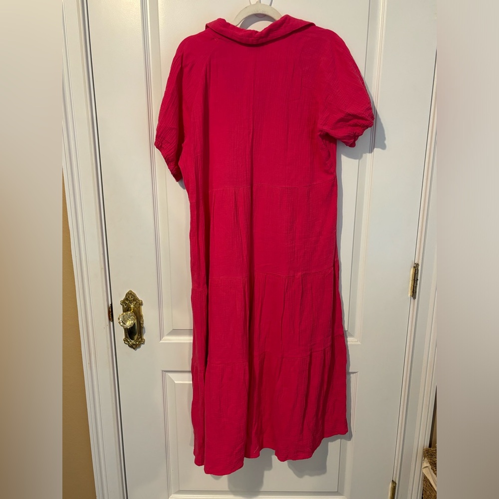 Petal & Pup Vibrant Pink Maxi Dress - Picture 4 of 4